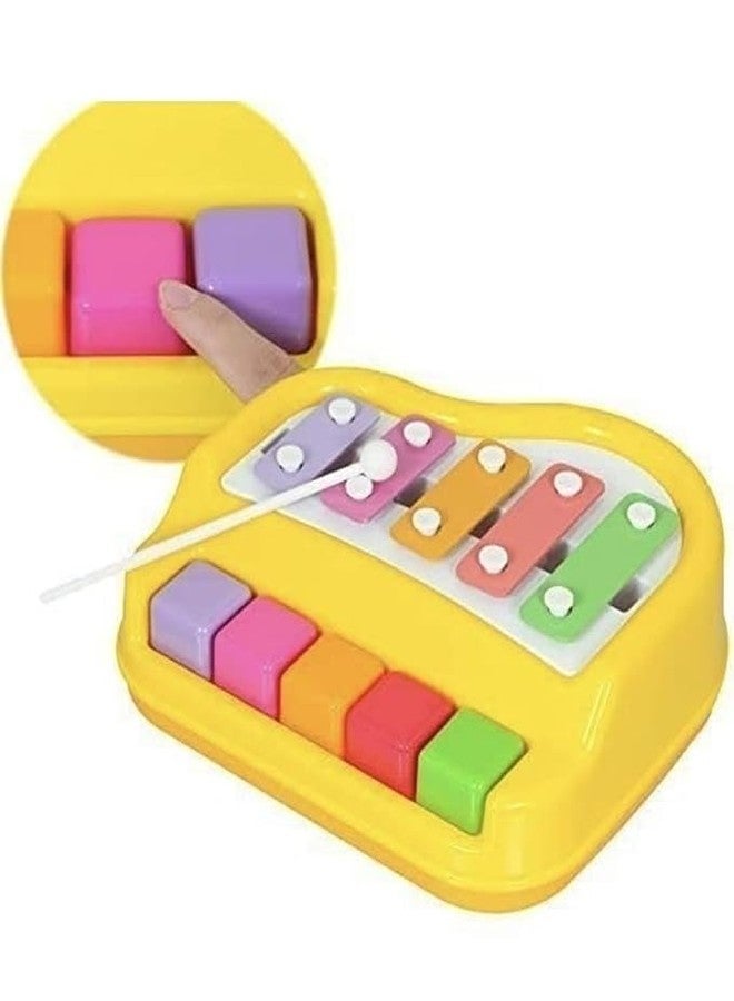 TEMSON Piano and Xylophone Toy with Colorful Keys & 2 Mallets for Kids (Assorted ) - Image 2